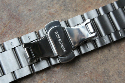 Stainless Steel Link Bracelet Metal Strap Watch Band Butterfly Buckle 14-26 mm