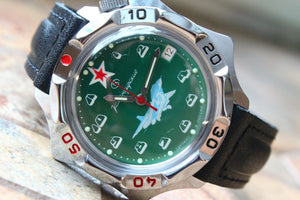 Vostok Komandirsky Russian Military Wrist Watch # 531124 NEW