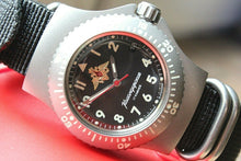 Load image into Gallery viewer, Vostok Komandirskie 280937 Mechanical Russian wrist watch Double Eagle Black
