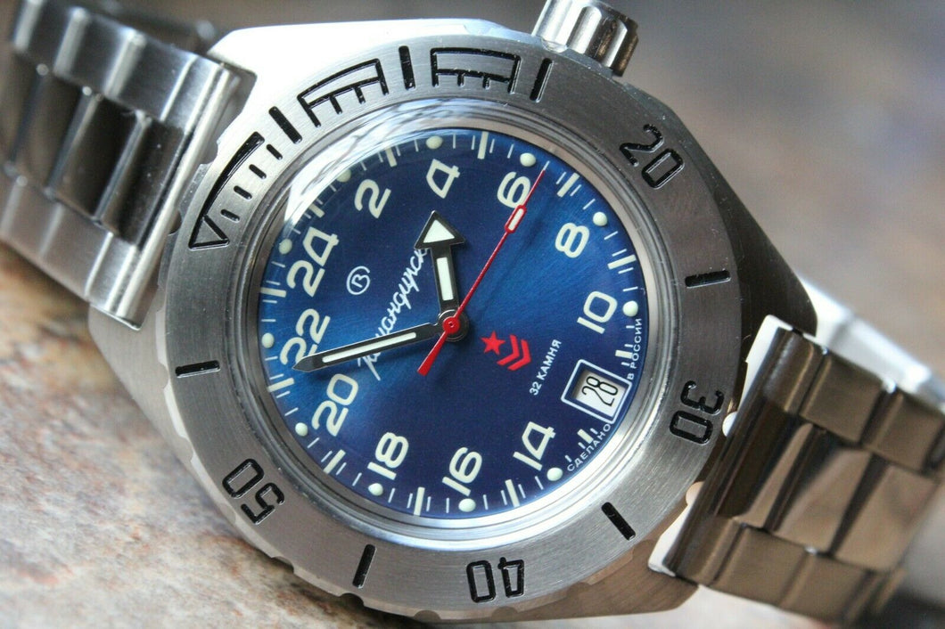 Vostok Komandirskie Automatic Russian wrist watch 650547