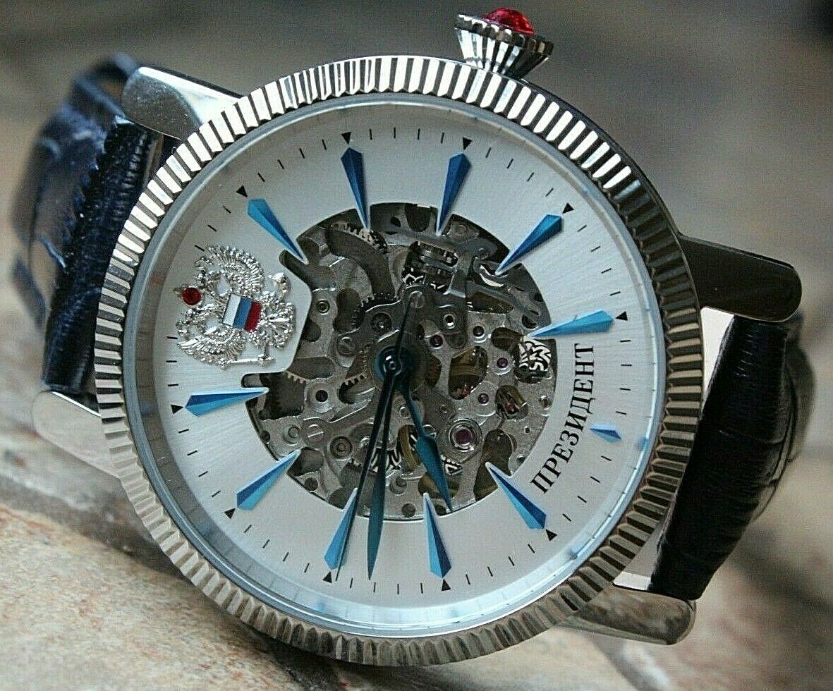Russian President 4500150 Mechanical Automatic Men's Wrist Watch Poljot