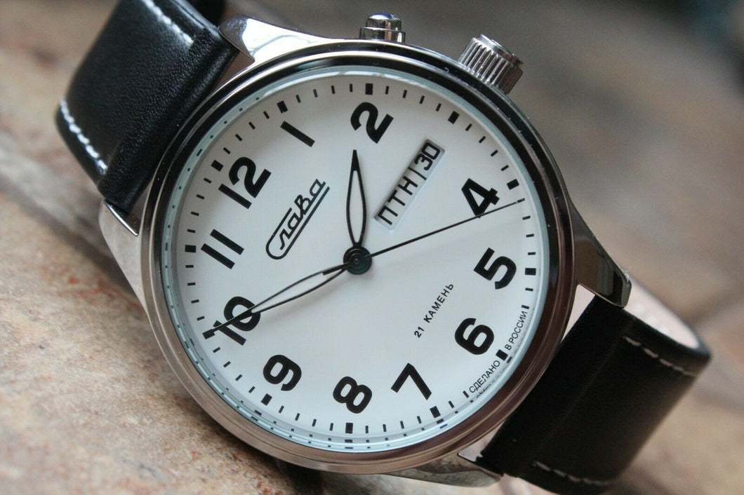 Slava Tradition Russian Military Wrist Watch 1241415