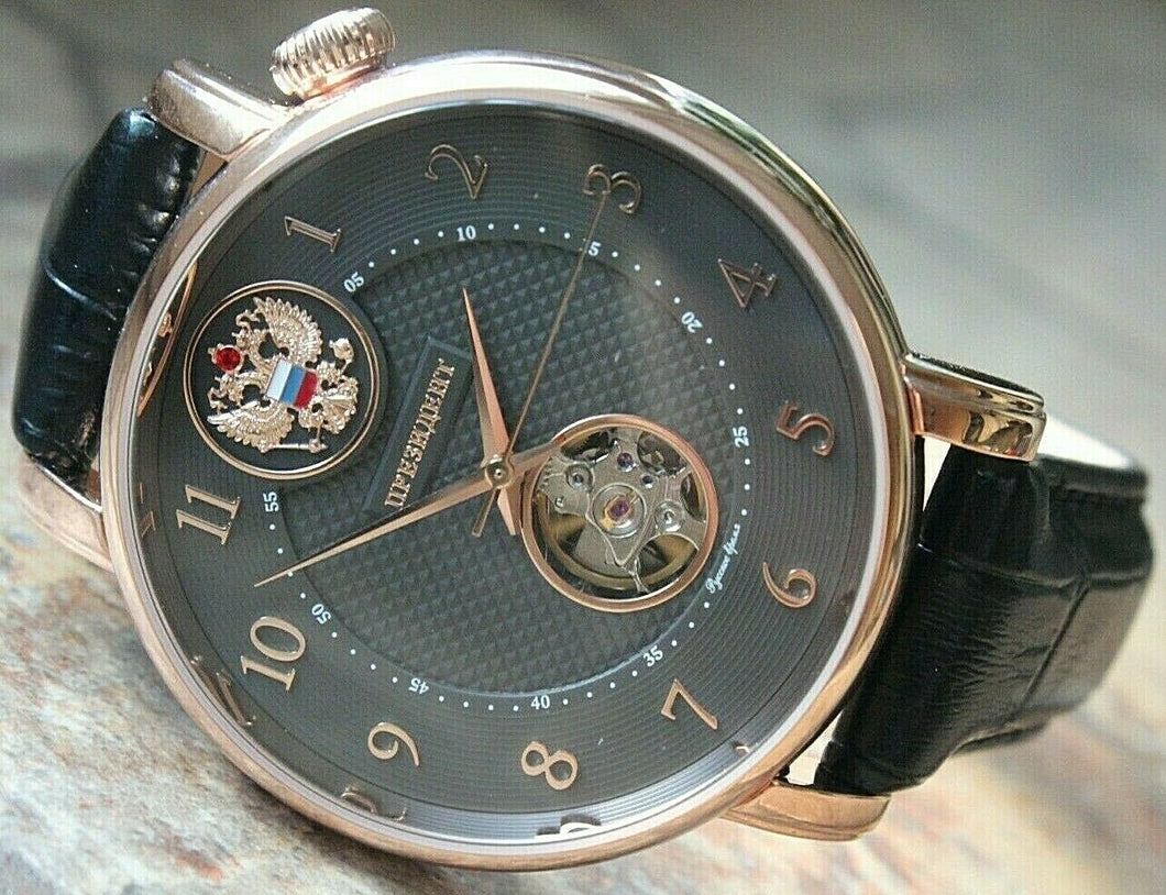 Russian President 4939044 Mechanical Automatic Men's Wrist Watch Poljot