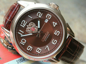 Slava Tradition Mechanical Automatic Russian Classic Wrist Watch 1613841