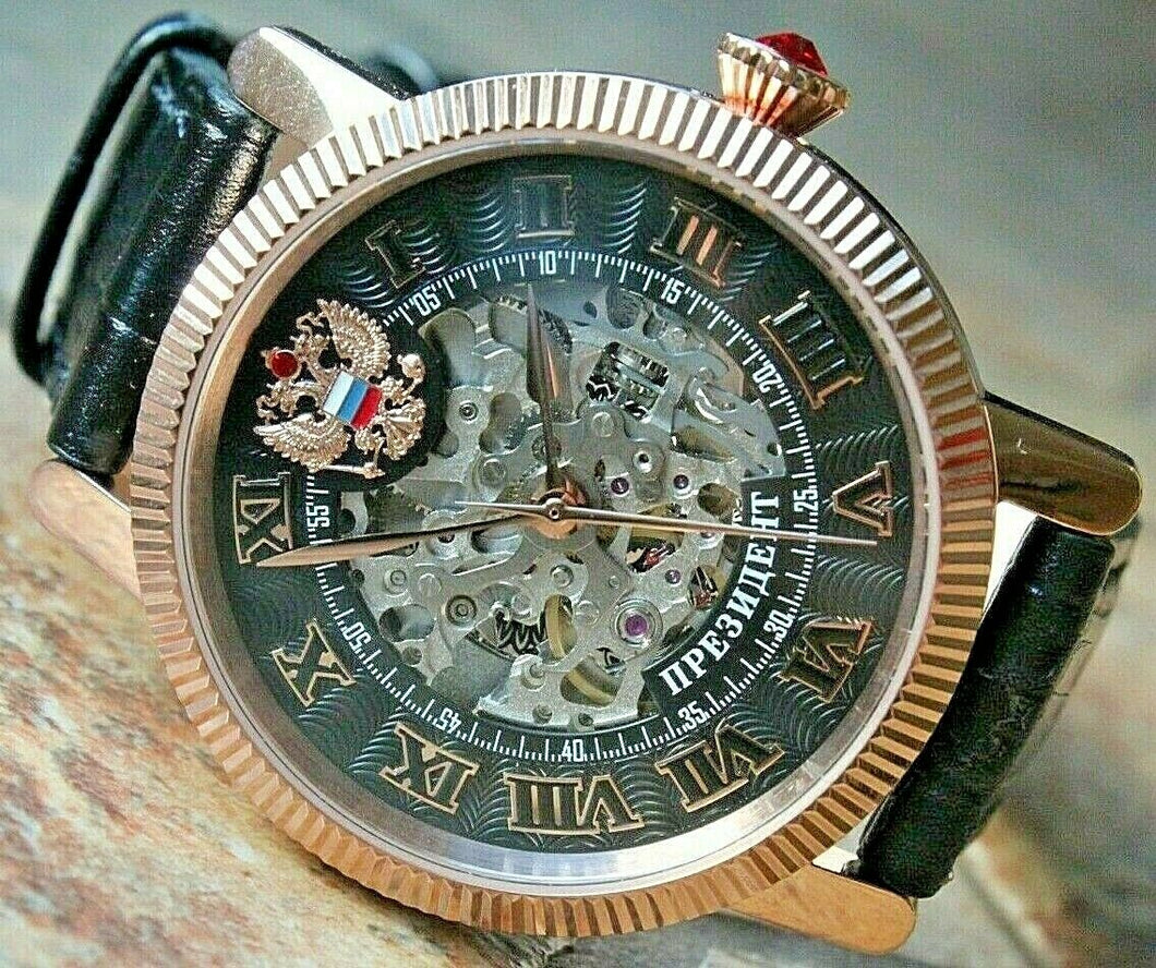 Russian President 4509171 Mechanical Automatic Men's Wrist Watch Poljot