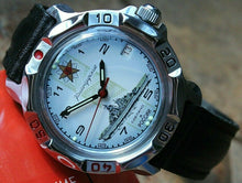 Load image into Gallery viewer, Vostok Komandirsky Russian Mechanical Military Wrist Watch Naval Ship 811428
