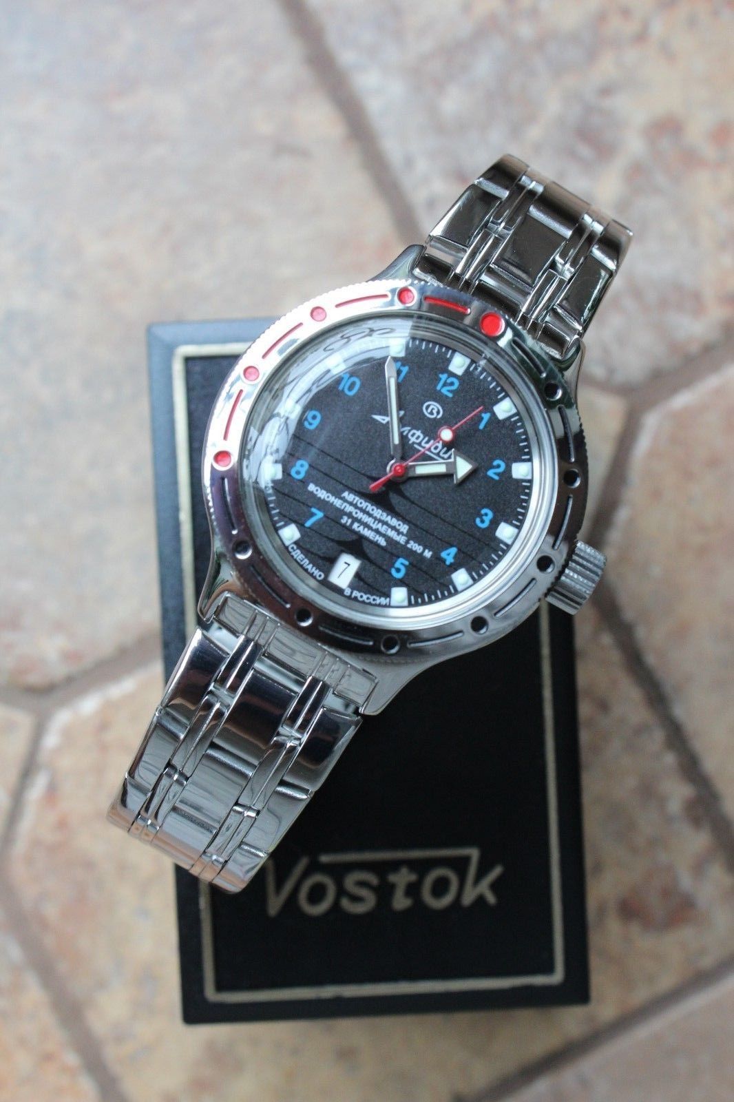 Vostok Amphibian Mechanical Automatic Wrist Watch 420268