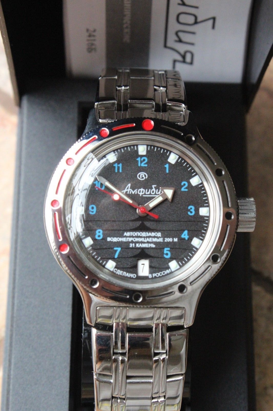 Vostok Amphibian Mechanical Automatic Wrist Watch 420268