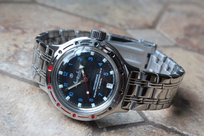 Vostok Amphibian Mechanical Automatic Wrist Watch 420268
