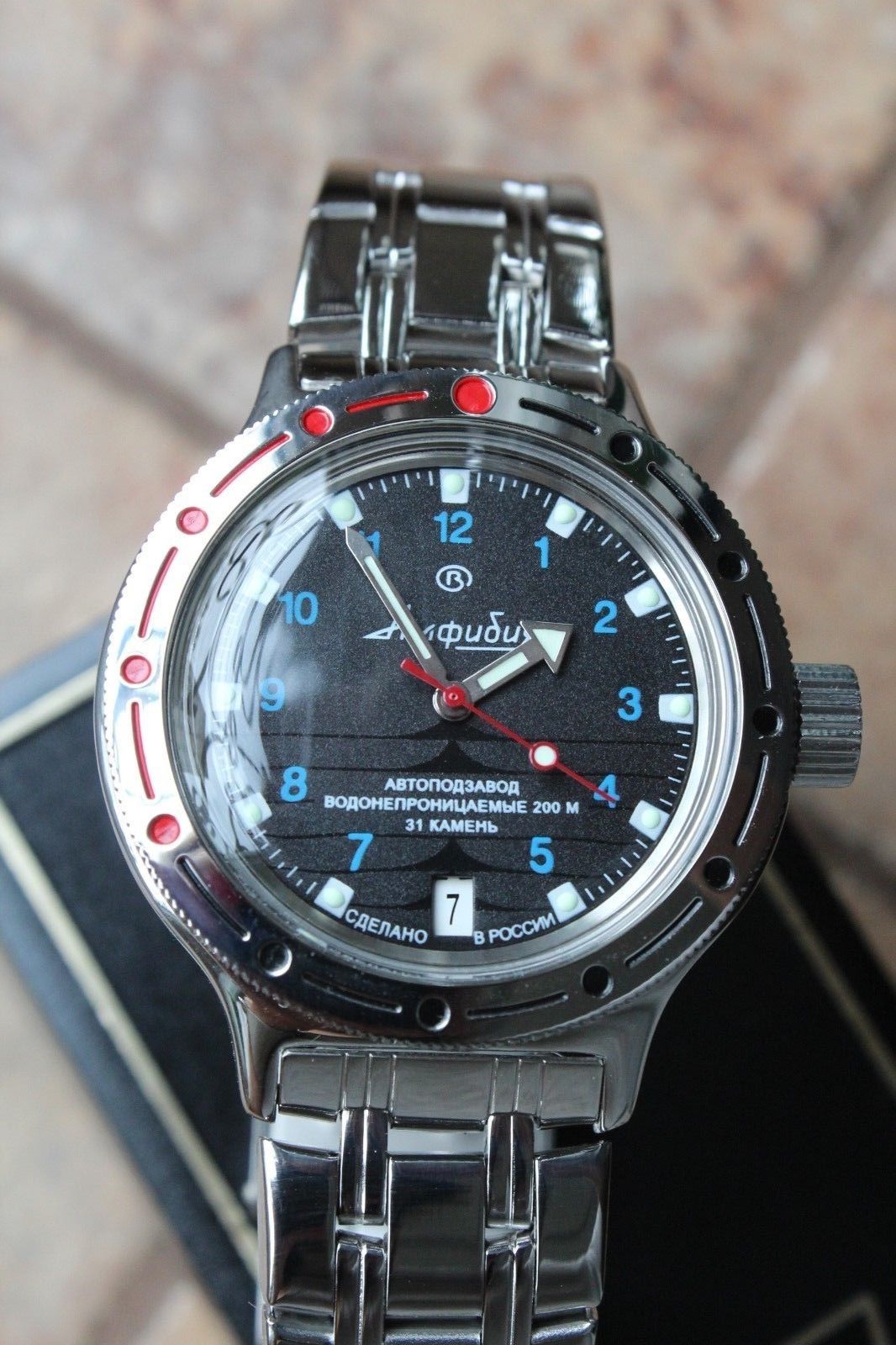 Vostok Amphibian Mechanical Automatic Wrist Watch 420268